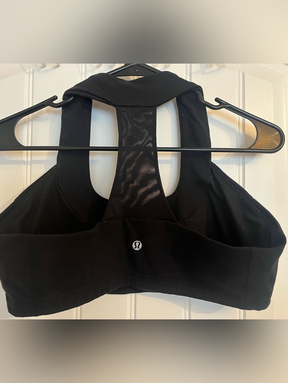 lululemon athletica Black Mesh-Back Sports Bra - Size 12